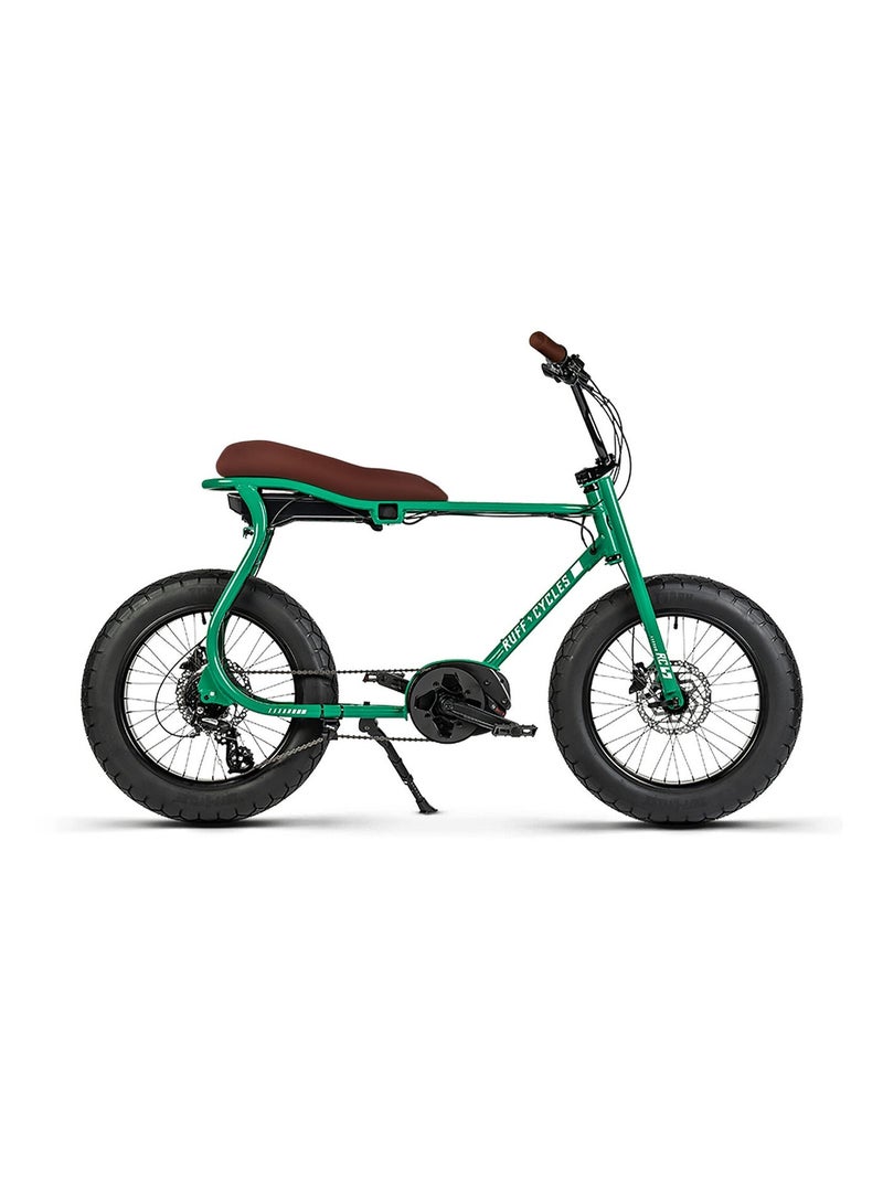 Ruff Cycles Lil'Buddy Men's E-Bike, Bosch Active Line Motor, Devon Green, Cruiser Style, Fat Tyres - Image 1